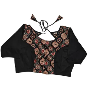 Cotton Daily Wear Blouse Black